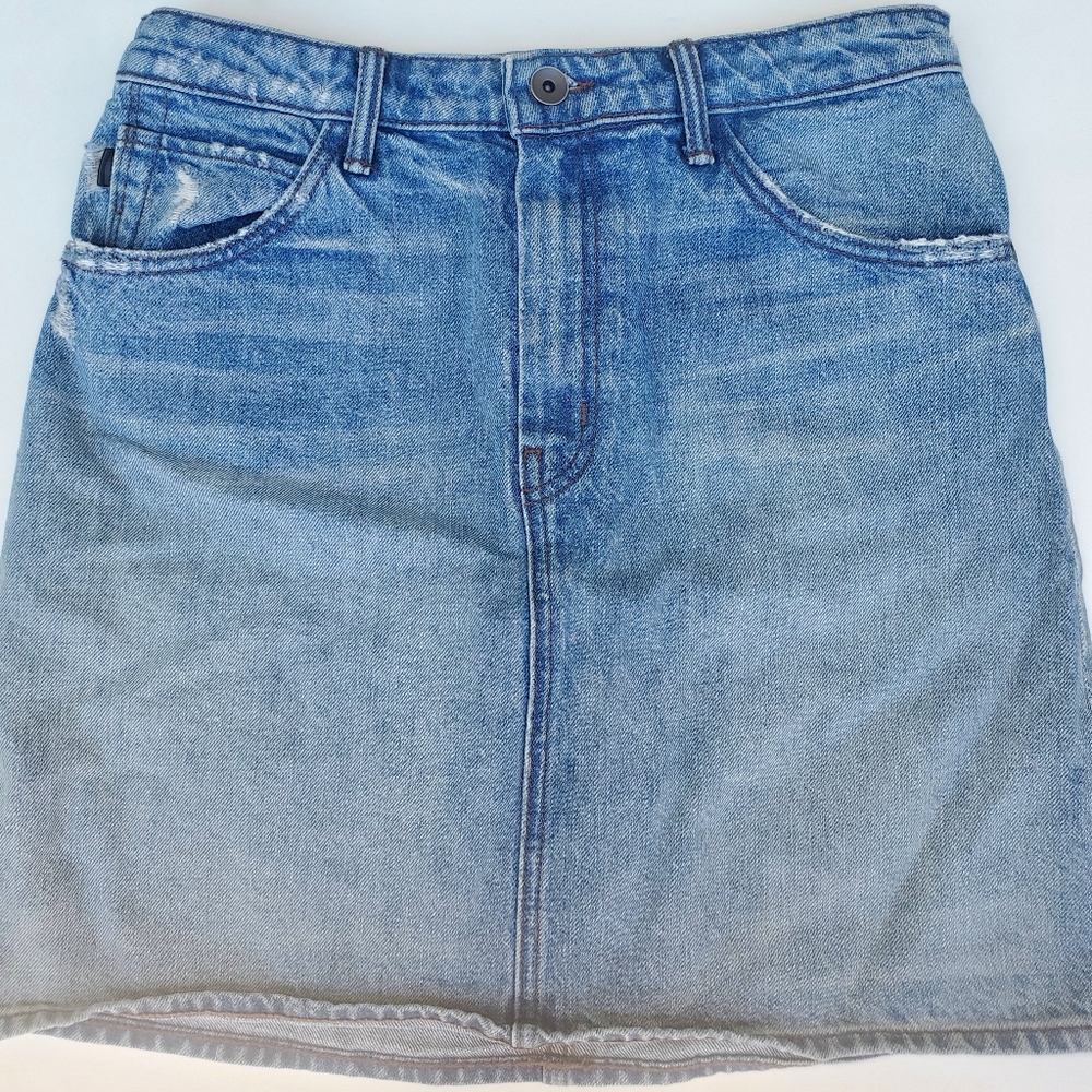 Helmut Lang Denim Mini Skirt